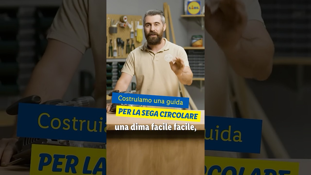 FATTO DA ME: Come realizzare una guida per sega circolare con Califfo | Lidl Italia