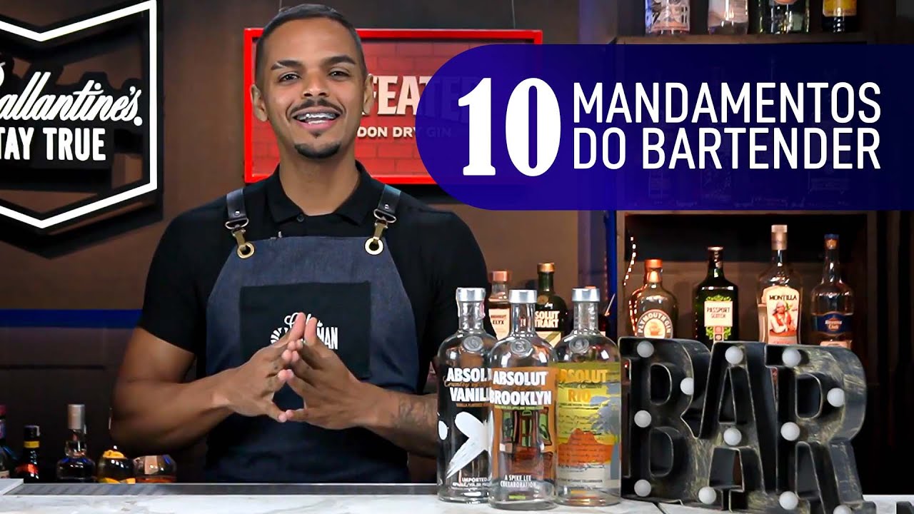 Os 10 mandamentos de um Bartender