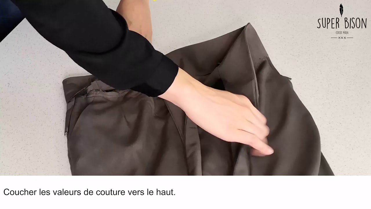 La pantalon Divin : le montage de la ceinture (6/6)