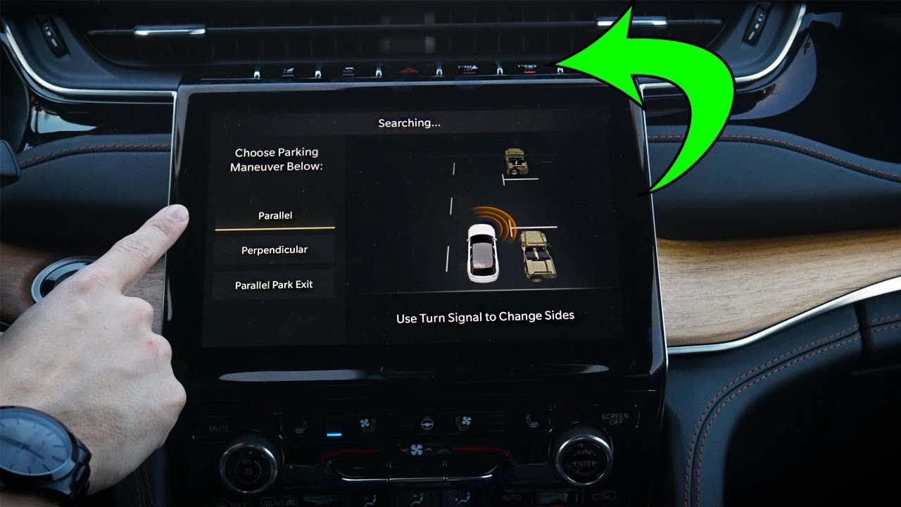 How to use Park Assist in the Jeep Grand Cherokee