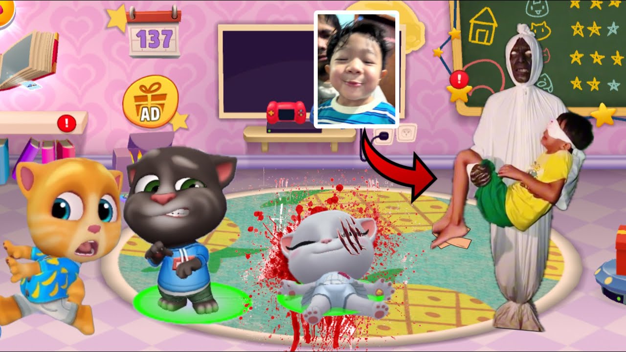 EEEA ENGKOL DATANG KERUMAH TOM ANGELA! - MY TALKING TOM FRIENDS