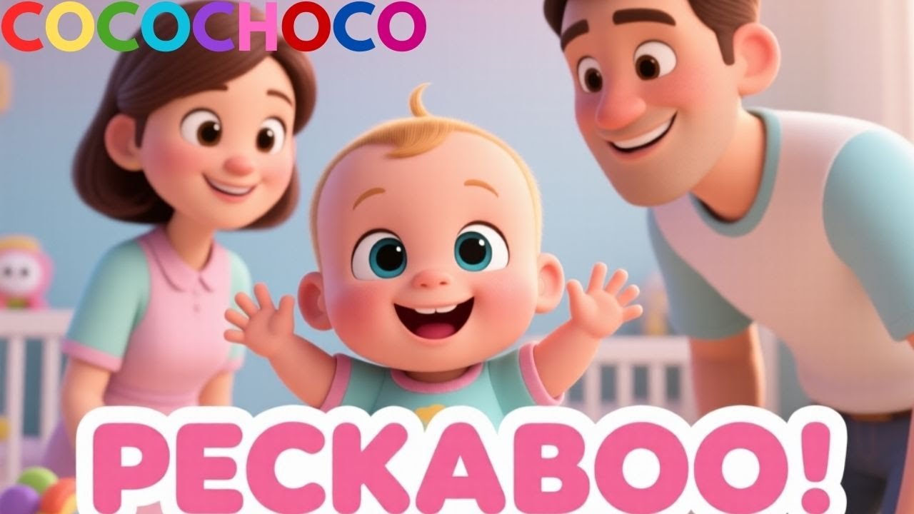 Peekaboo Song with Dad & Mom | Let's Move with  ⁨@Cocochocos    Nursery Rhymes & Kids Songs