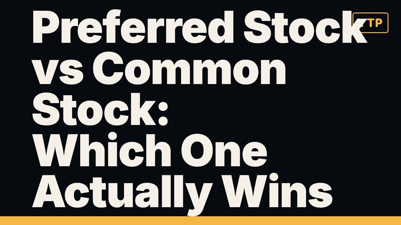 Preferred Stock vs Common Stock: Which One Actually Wins?