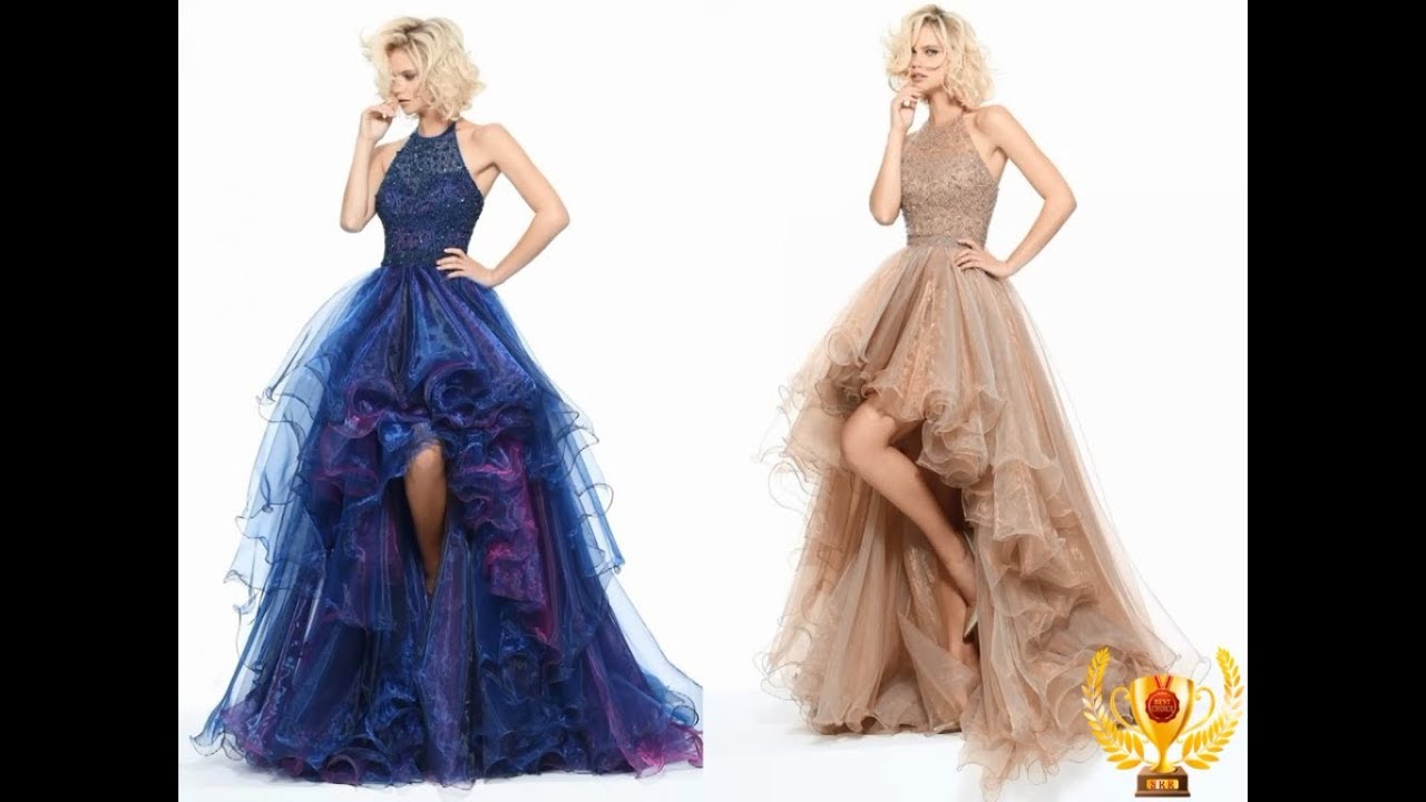 Amazing High low Dresses Collection | فساتين سهره قصيره من الامام طويله من الخلف لاطلاله مميزه