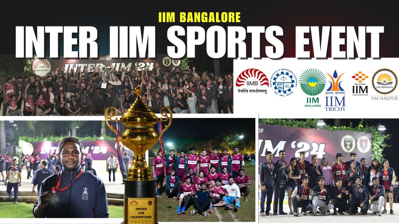 FIRST EVER INTER IIM SPORTS EVENT | IIM BANGALORE | IIM VLOG