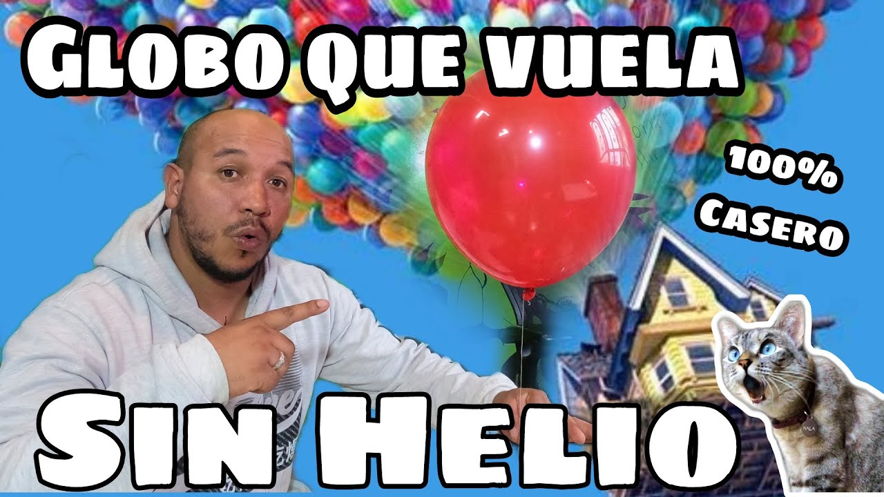 GLOBO que vuela SIN usar HELIO 🎈😯🎈 | EXPERIMENTO CASERO 100% REAL