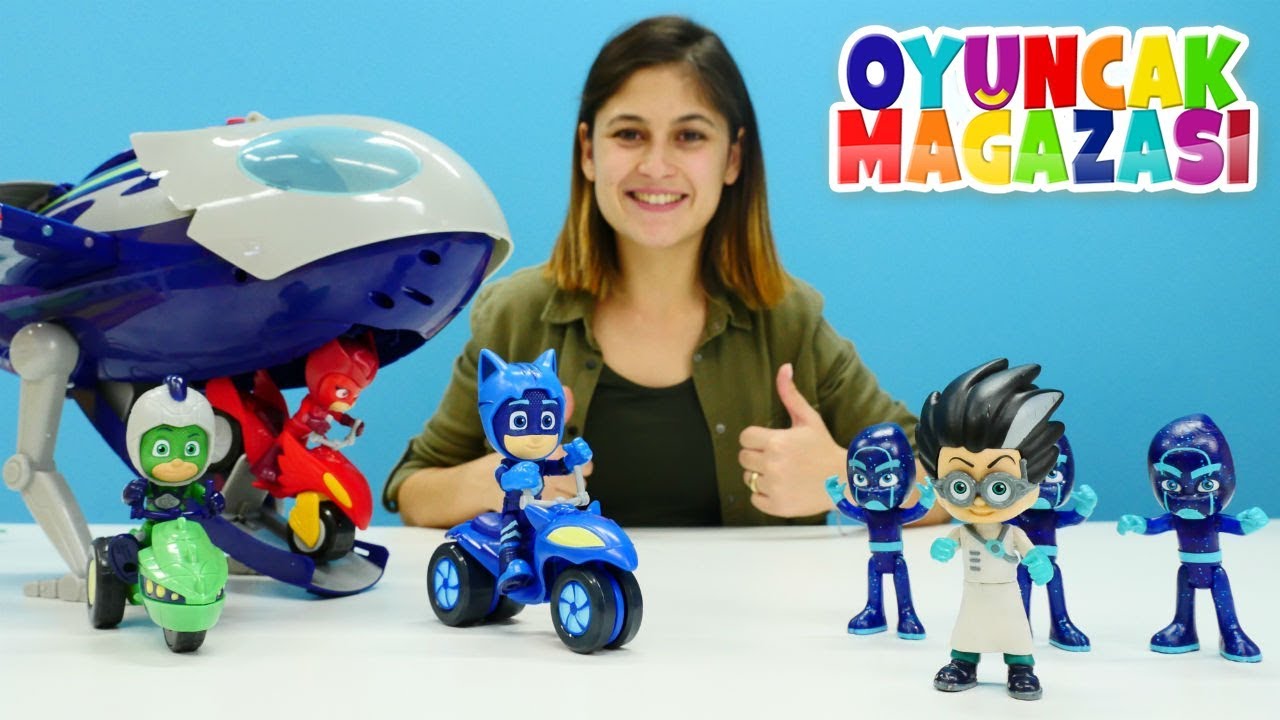 PJ Maskeliler'in oyuncak uçağı! Ayşe'nin oyuncak mağazası.
