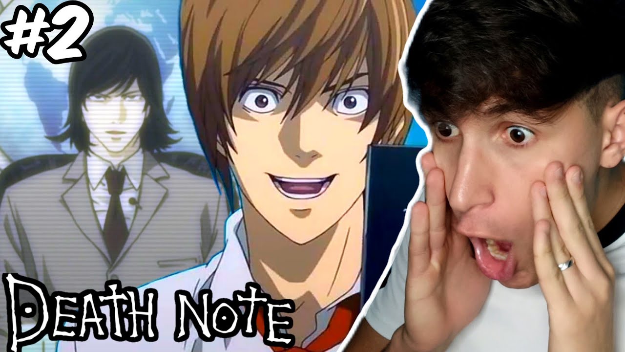 ¡TREMENDA PAPEADA DE L! 🍎 Reaccionando a Death Note Cap 2 Español Latino