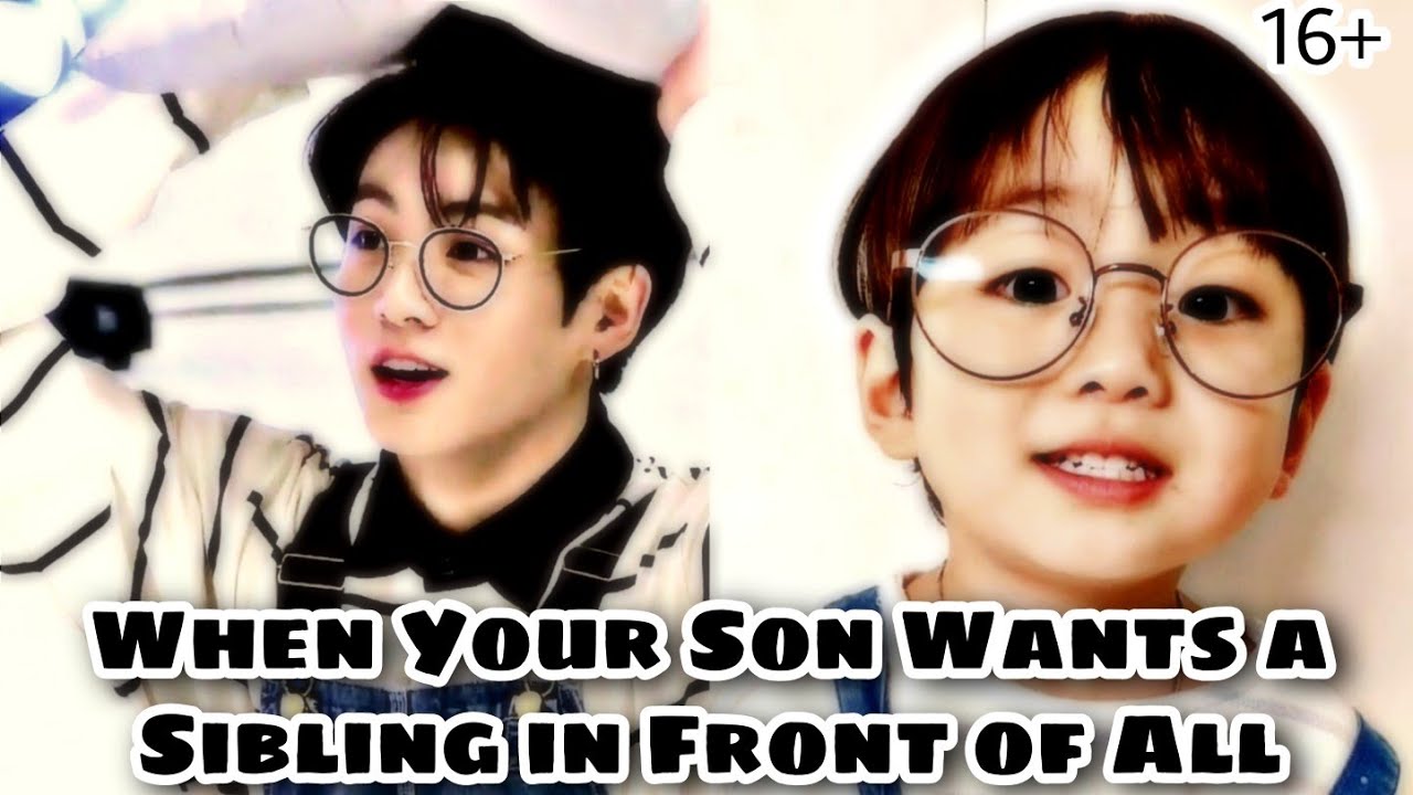 ||Jungkook Oneshot|| When Your Son Wants a Sibling in Front of All and then....