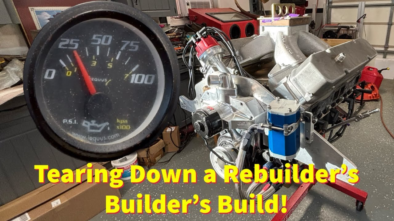 The 580 Stroker Teardown: Why is the oil pressure so low? #stroker #mopar
