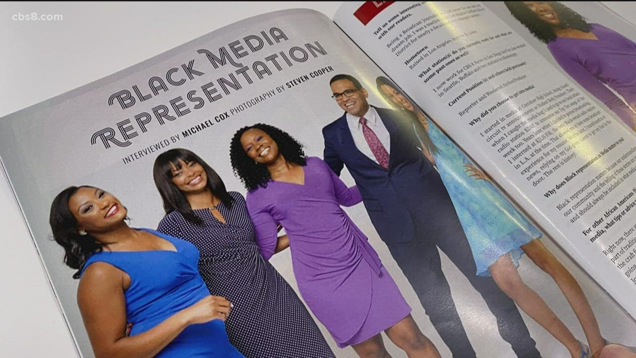 Representation matters. Keristen Holmes previews the upcoming Black SD Magazine featuring CBS 8 jour