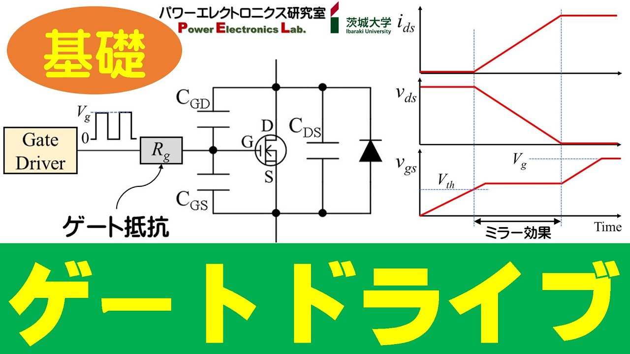 【パワエレ】ゲートドライブの基礎　Fundamentals of Gate Drive