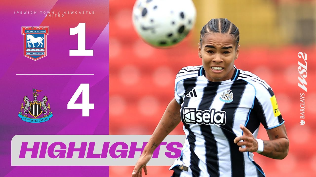 Newcastle Net FOUR Goals!  | Ipswich v Newcastle United | Barclays WSL 2 25/26