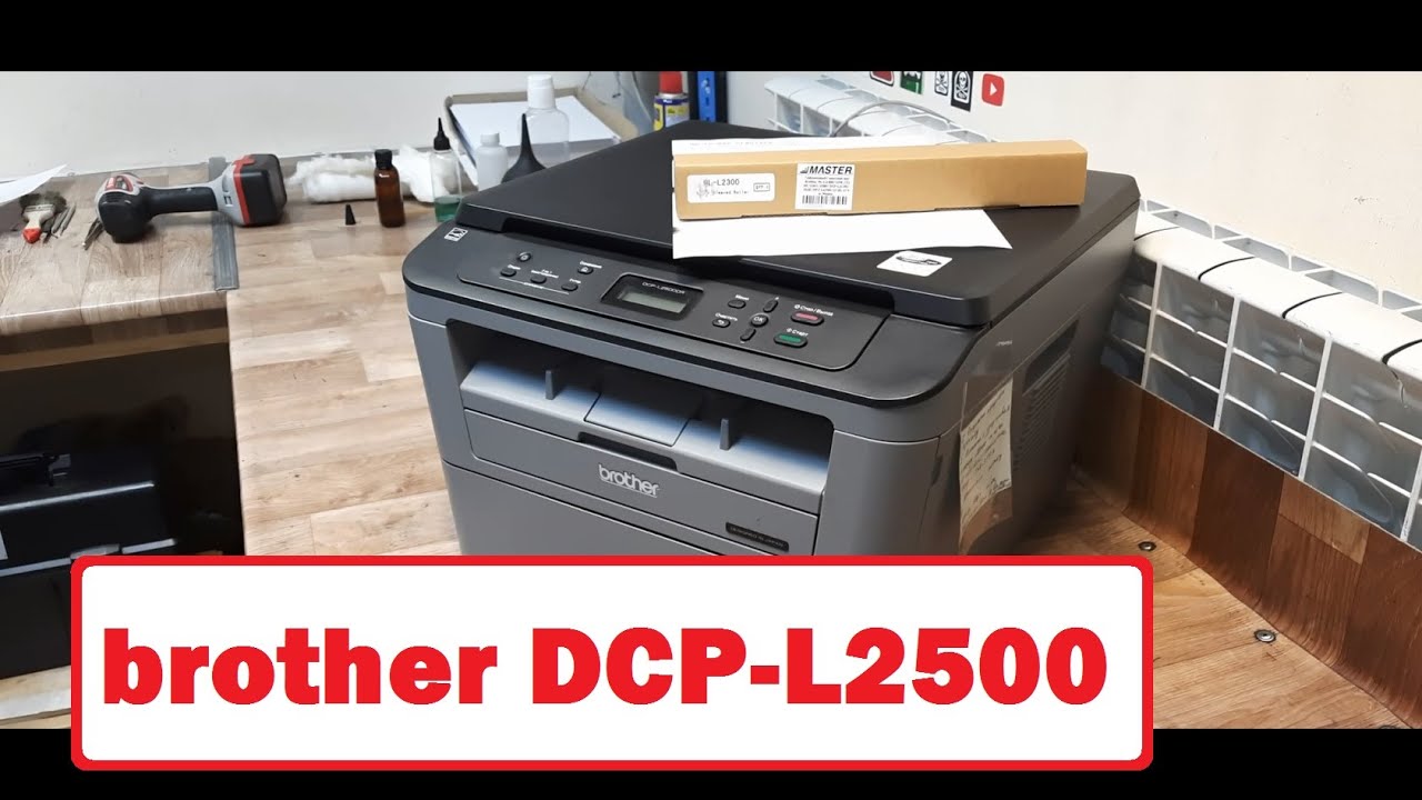 Brother L2500 Разборка. Ремонт печки. Тефлоновый вал
