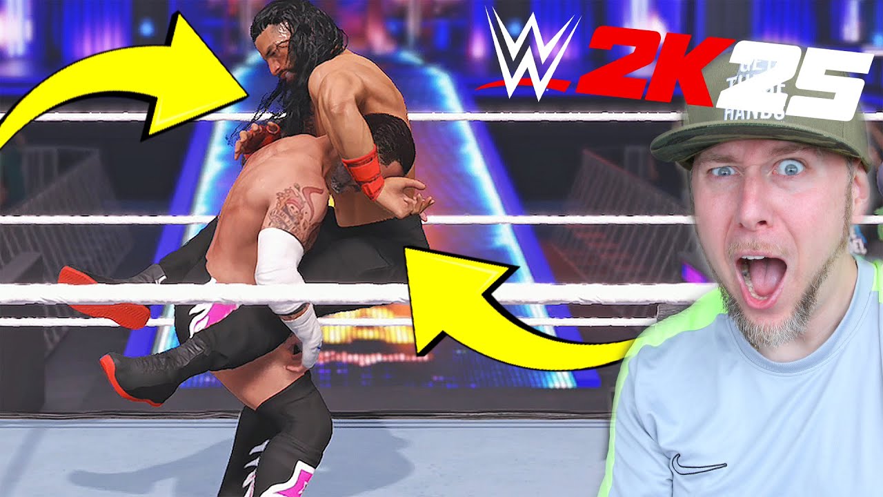 ROMAN REIGNS PICKS TO FACE CM PUNK AT WRESTLEMANIA LAS VEGAS WWE 2K25