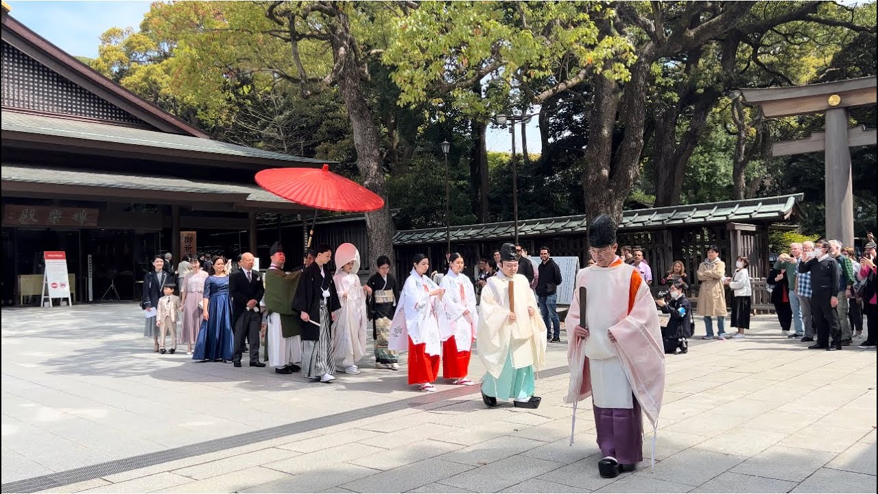 明治神宮 神前結婚式 Japanese Traditional Wedding at Meiji Shrine, Tokyo – Echo 168