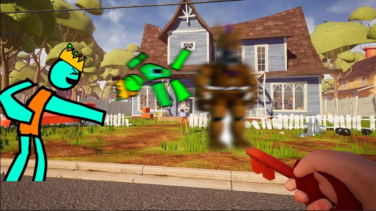 Jugando hello Fredbear fast en roblox