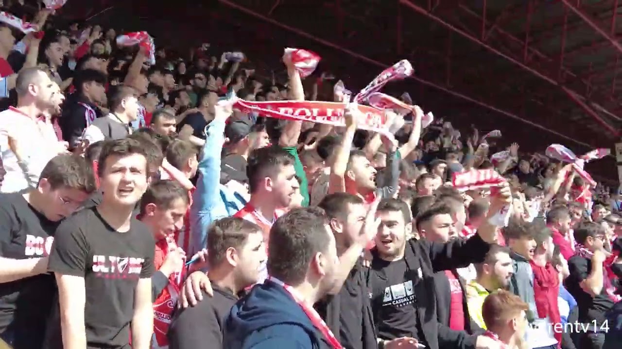 BOLUSPOR'umuz 2 - 1 Samsunspor Maçı Ful Tribün Görüntüleri