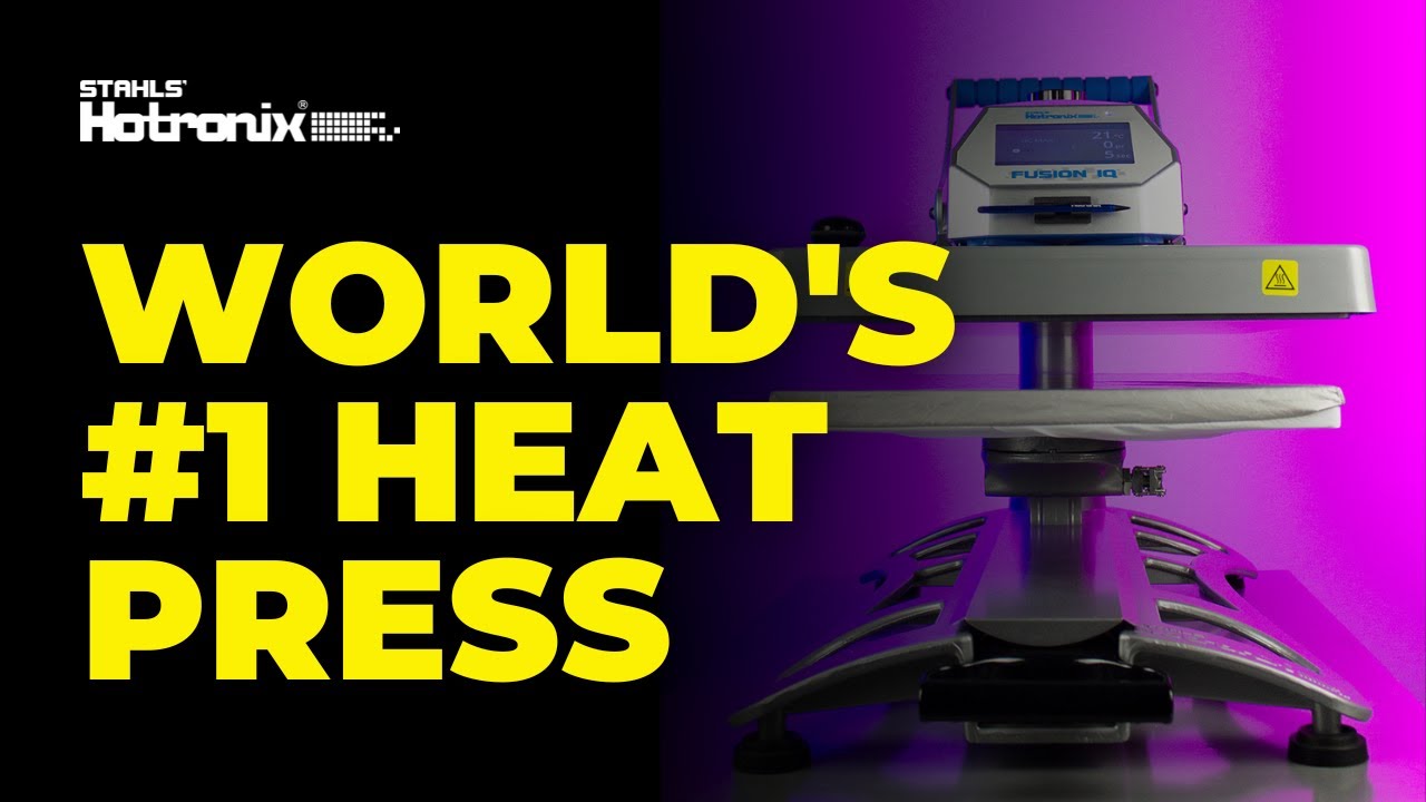 The world's most popular heat press, used by the pro's!
