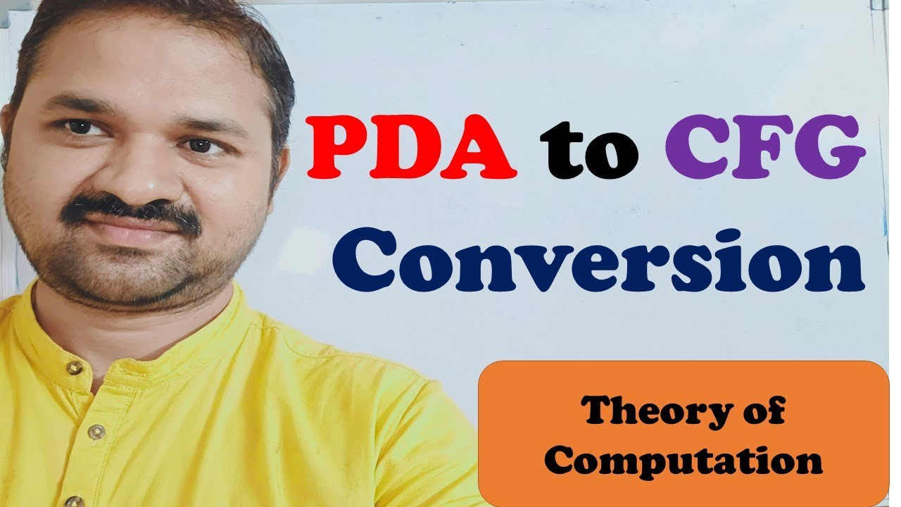 PDA to CFG Conversion || TOC ||  FLAT || Theory of Computation
