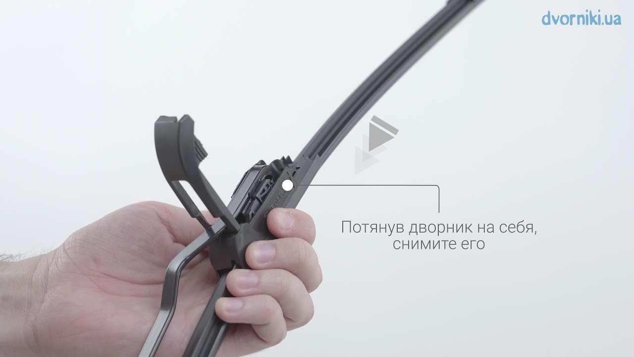 Как поменять дворники Bosch Aerotwin крючок / hook