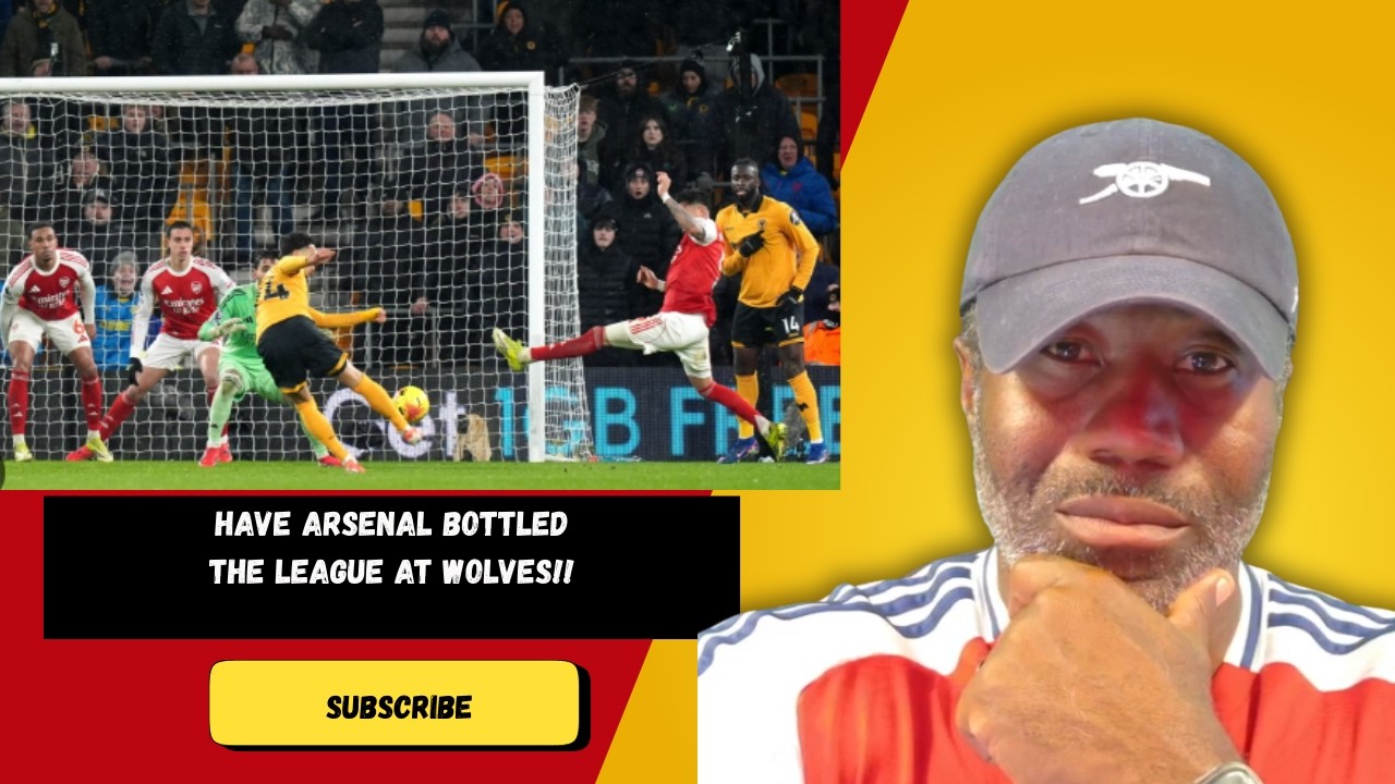 ARSENAL DROPS MASSIVE POINTS TO RELEGATION BOUND WOLVES !!