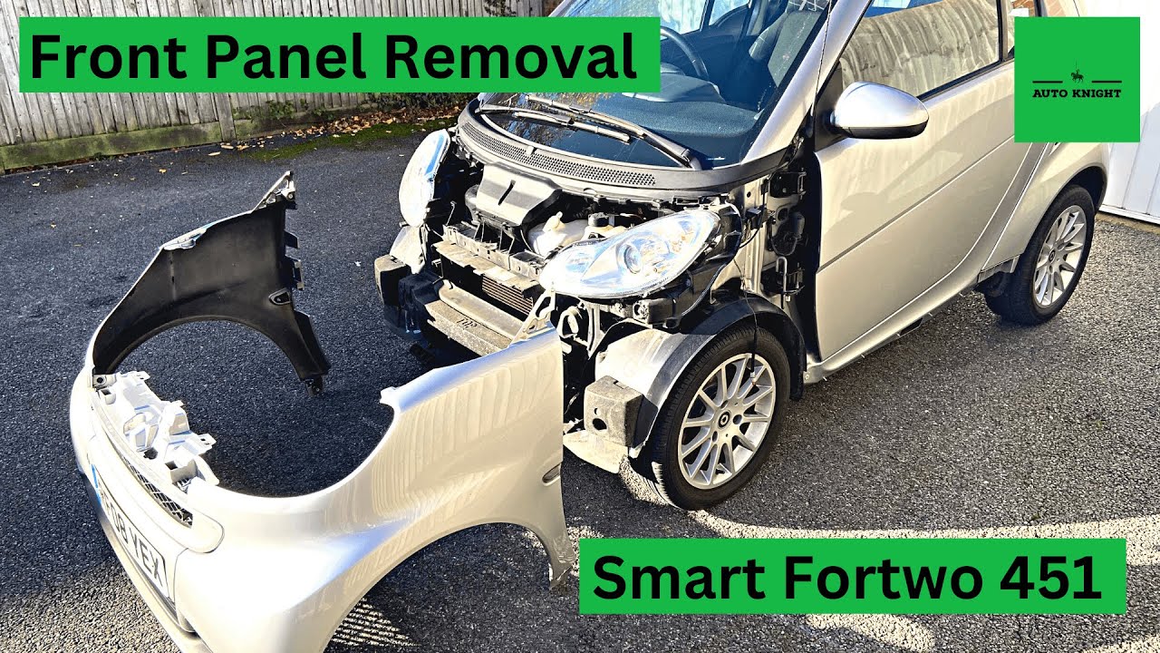 Снятие передней панели кузова — Smart Fortwo 451 2008 года