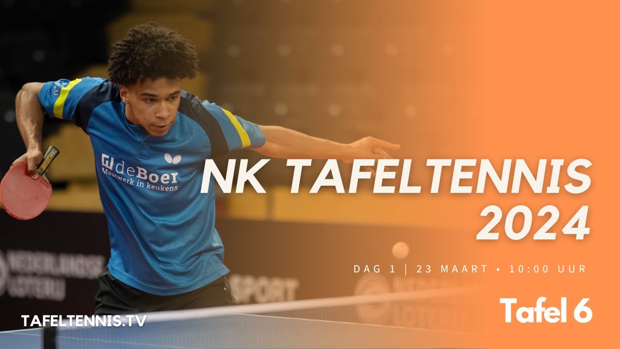 NK Tafeltennis 2024: Dag 1 - Tafel 6