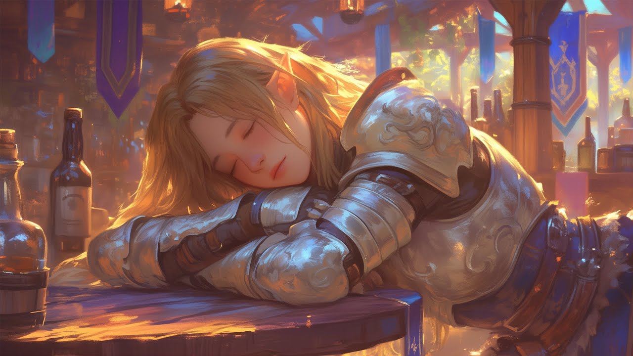 Спокойный День в Таверне - Фэнтезийная Музыка Барда/Таверны, Музыка Средневекового Фестиваля