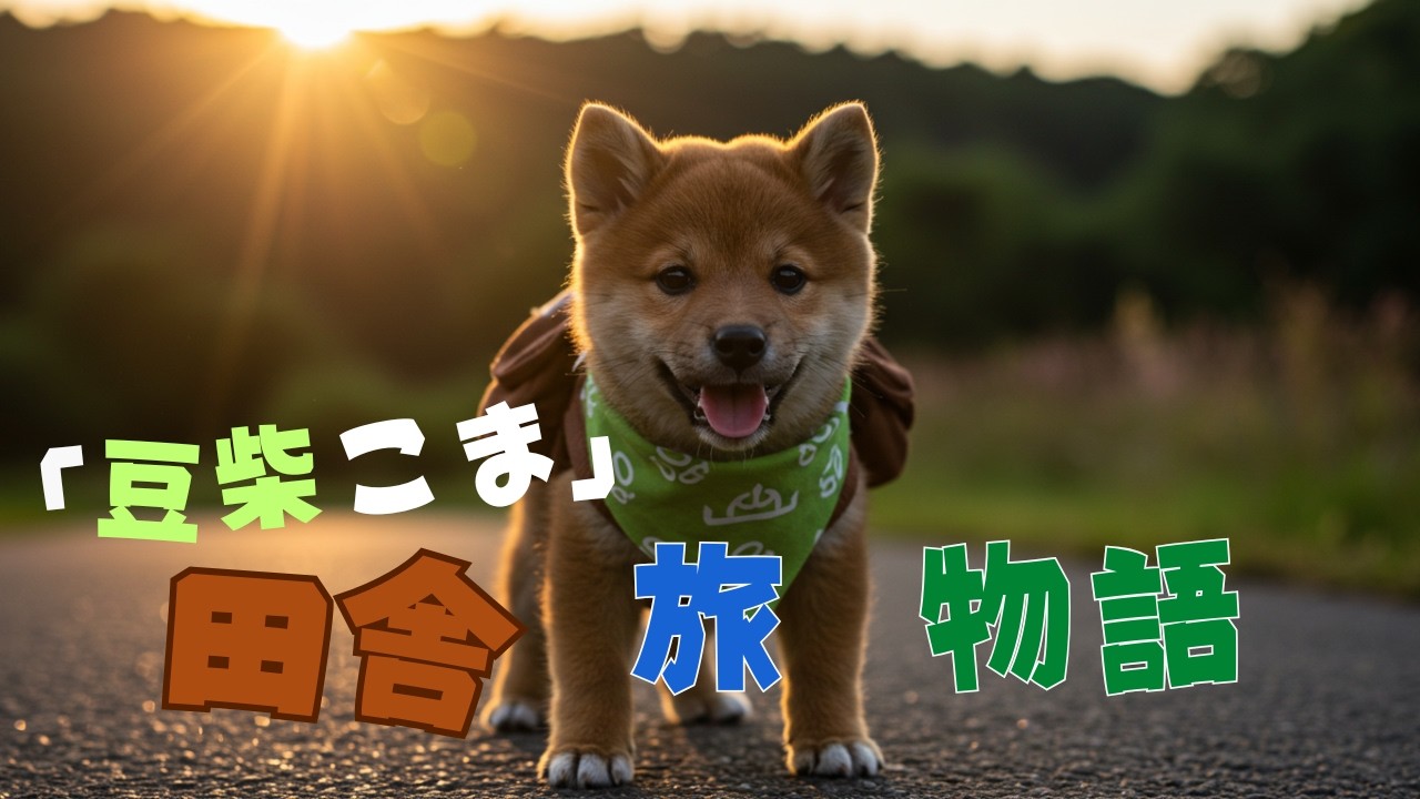 【感動！】豆柴こま　おばあちゃんをたずねて一人旅