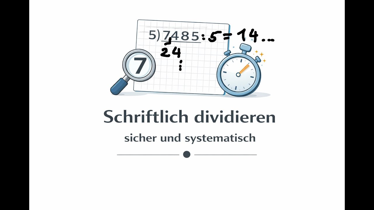 Schriftlich dividieren – sicher und systematisch