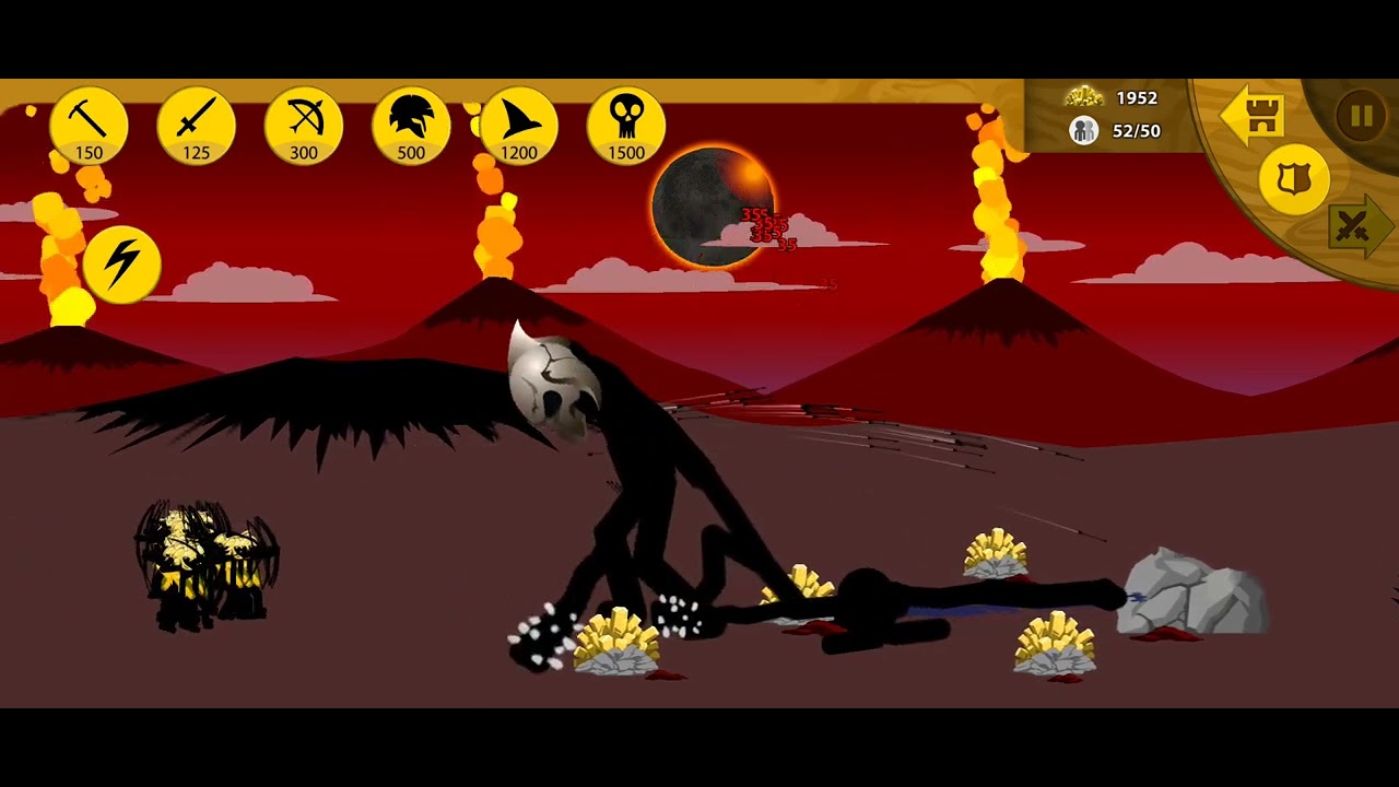 Stick war:Legacy 50 golden archidons va final boss