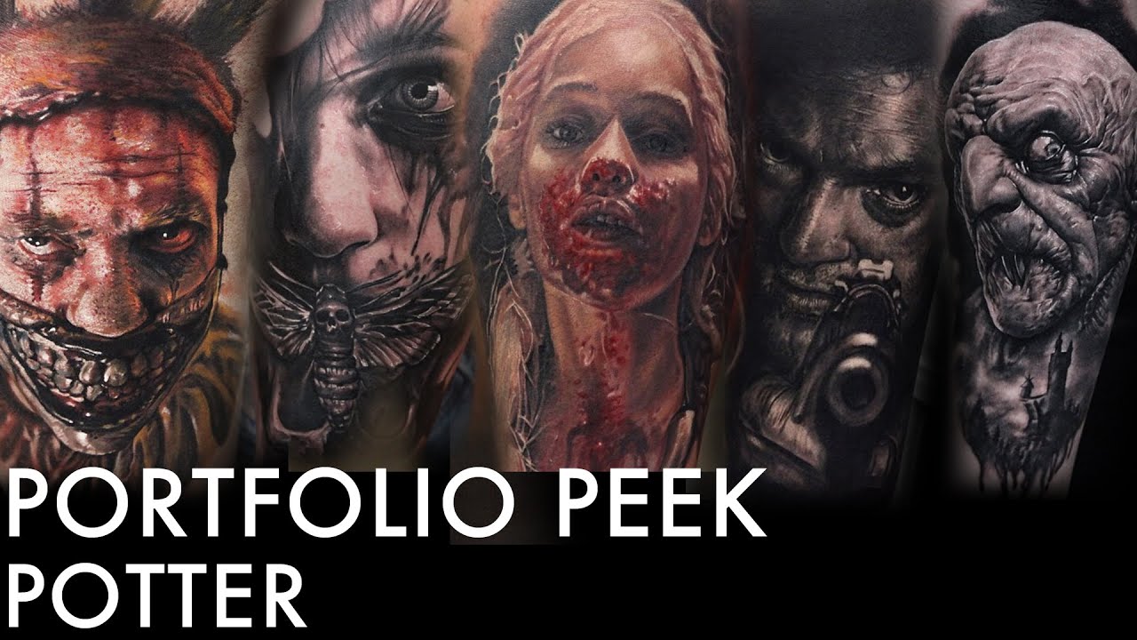 Tattoo Portfolio Peek - Potter