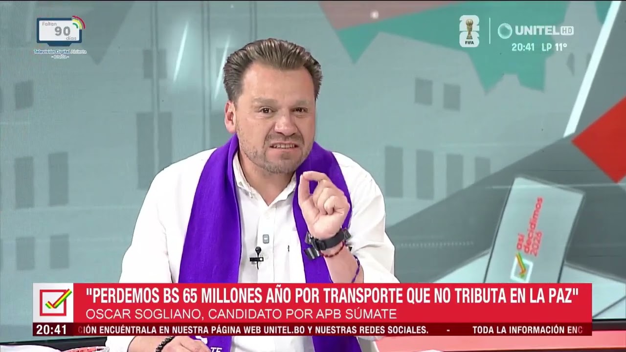 Sogliano sobre los trameajes en la ciudad de La Paz