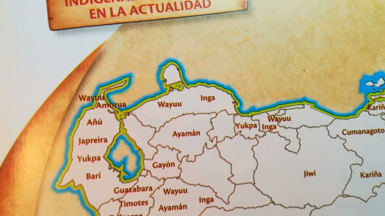 Mapa de los Pueblos Indígenas de Venezuela en la Actualidad