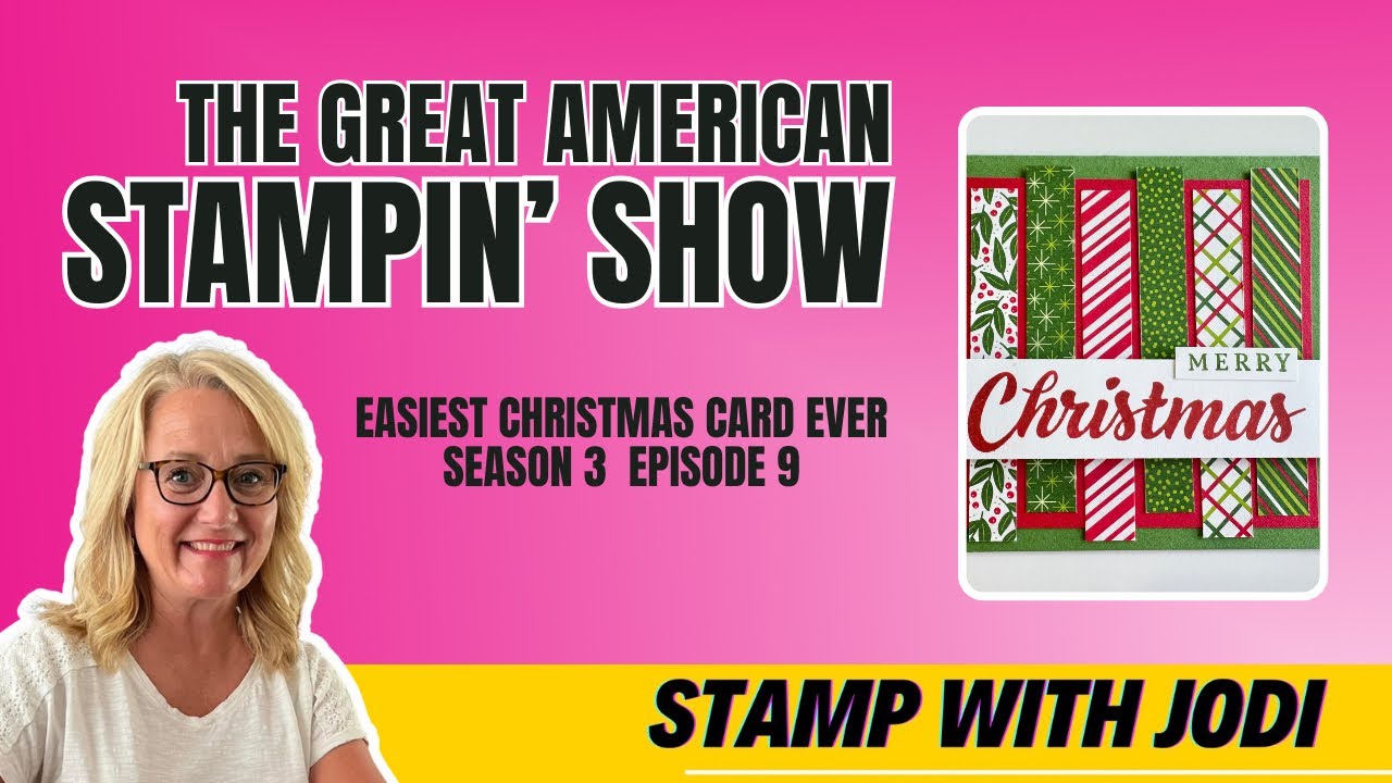 Easiest Christmas Card Ever - Great American Stampin' Show - S3Ep9