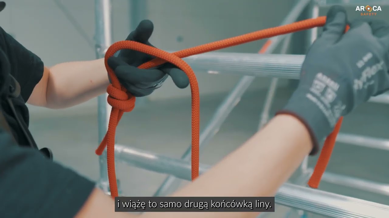 Jak wiązać węzeł podwójny zderzakowy | Węzły linowe