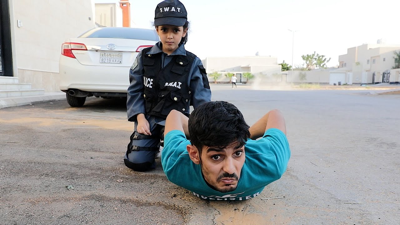 الشرطية تمسك الجميع  !  لولو