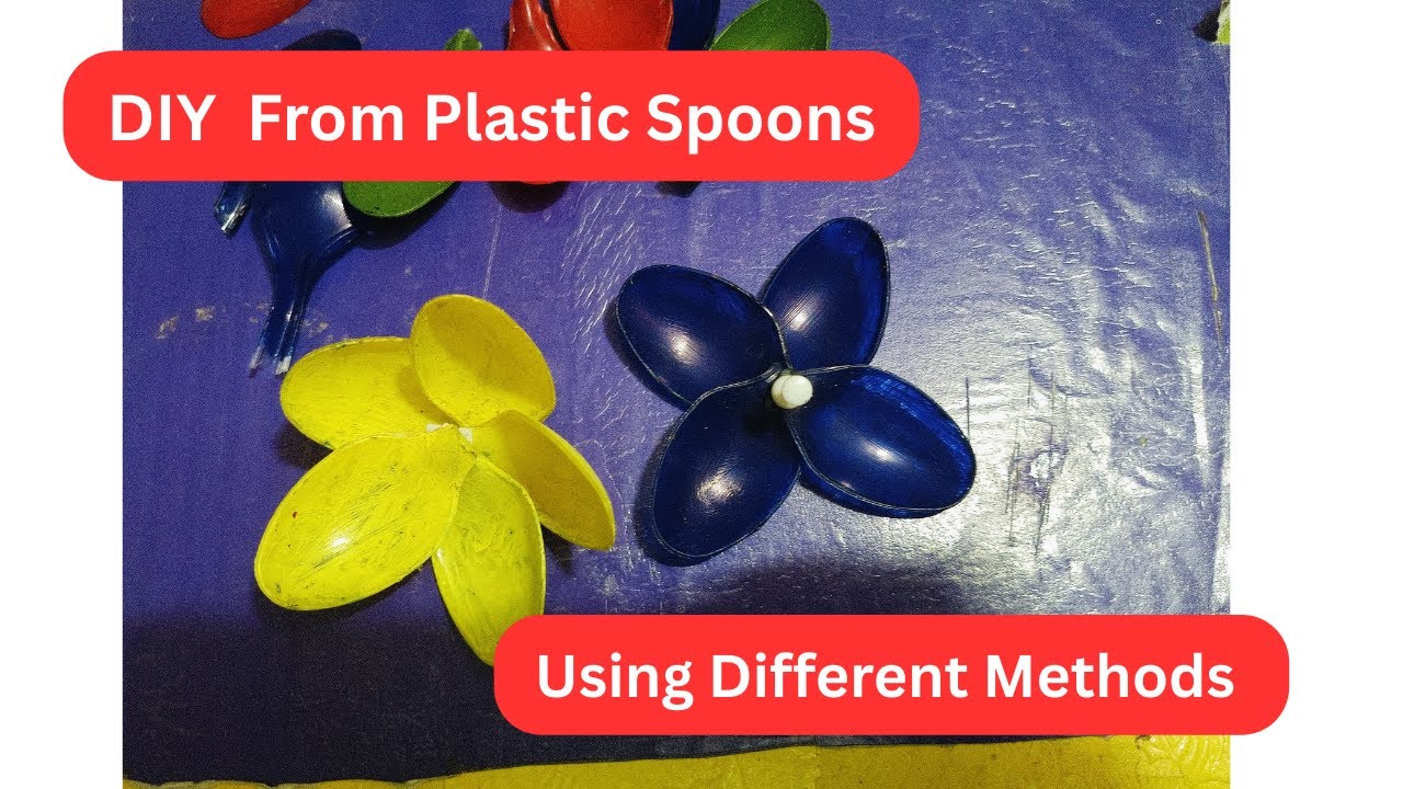 DIY from Plastics Spoons Using Multiple Ideas 