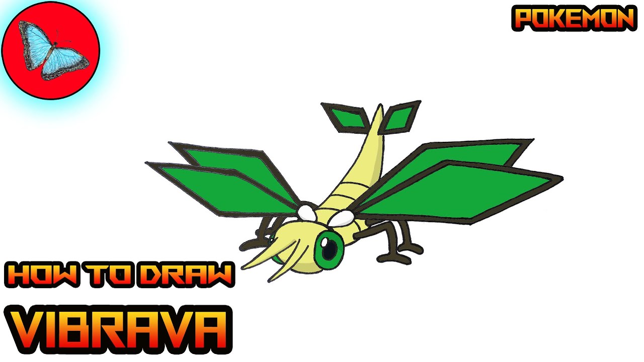 How To Draw Pokemon - Vibrava