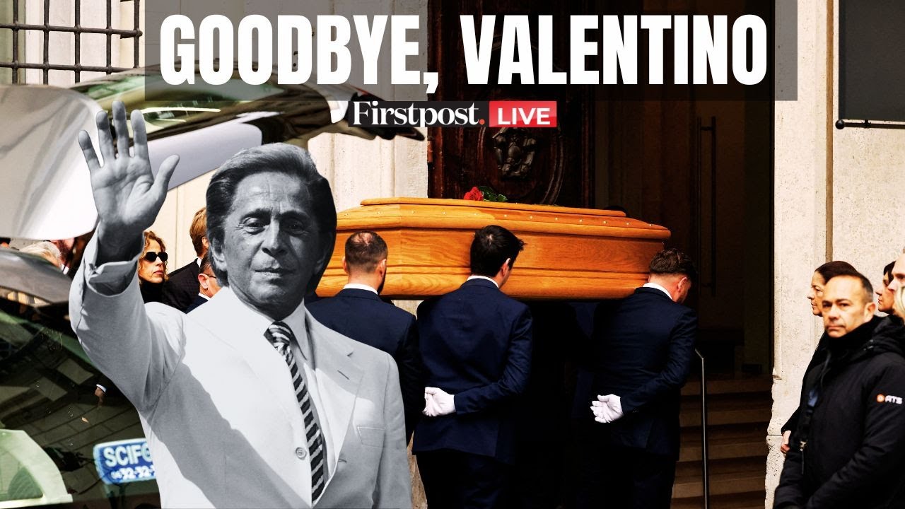 Valentino Funeral LIVE: Italy Bids Farewell to Fashion Great Valentino | Valentino Death | N18G