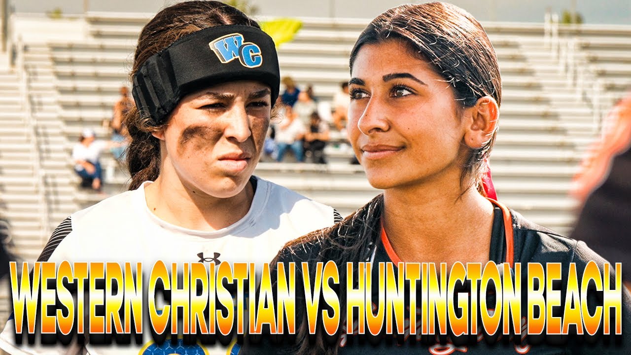 Western Christian va Huntington Beach ‼️ - Girls Flag Football CIFSS Playoffs ⚔️ - Round 1