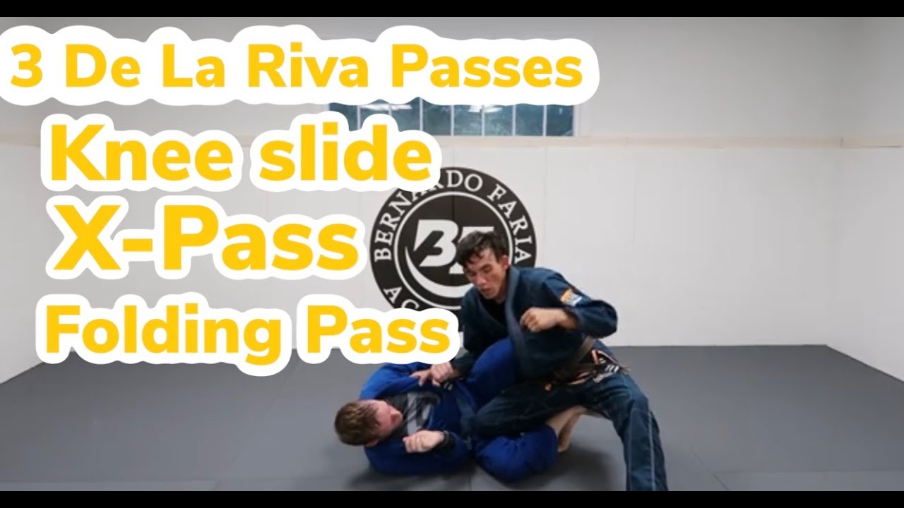 3 De La Riva Guard Passes - Knee Slide, X-Pass, Folding Pass