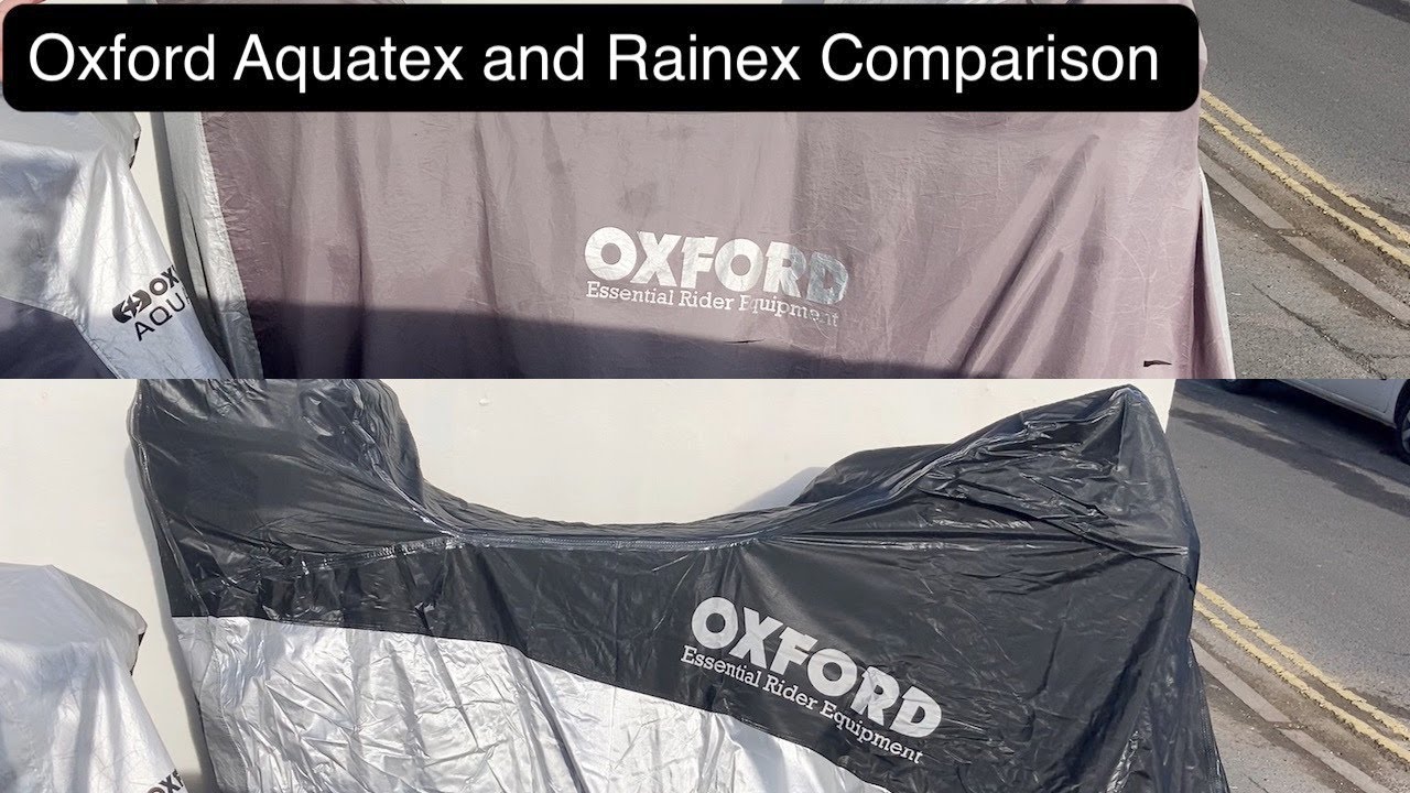 Oxford Aquatex and Rainex Covers comparison