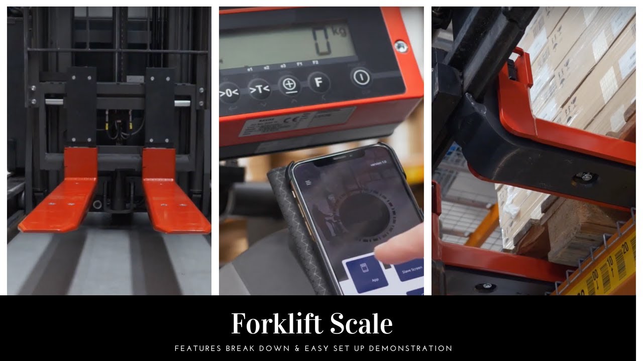Wireless Forklift Scale (Set-up in 10 mins)