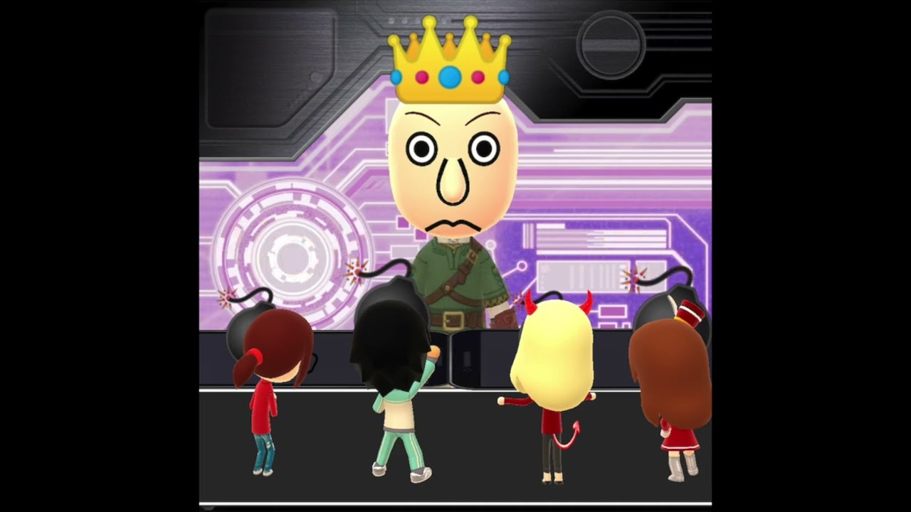 Mario Party 9 Bombard King Bomb omb recreated in Miitomo