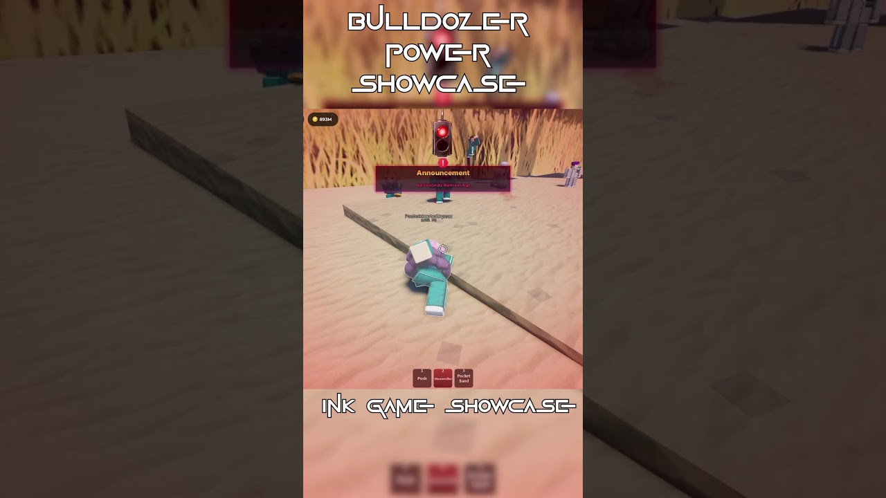 Bulldozer Power Showcase! │ Ink Game Update  #roblox  #update
