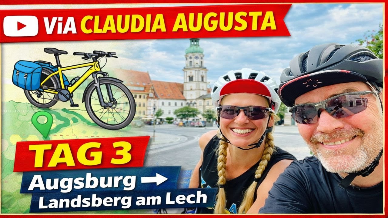 VIA CLAUDIA AUGUSTA 2022 | Tag 3 | Augsburg - Landsberg am Lech
