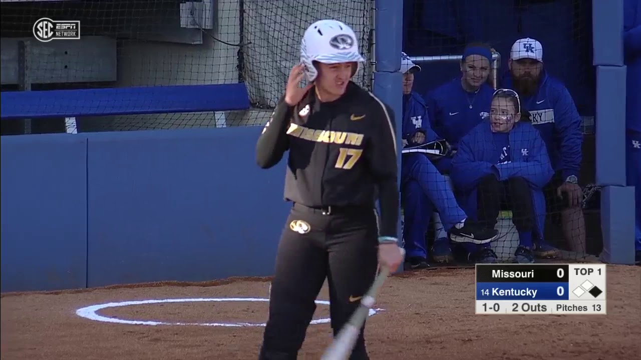 NCAA Softball 2019 : Missouri vs  #14 Kentucky Mar 22
