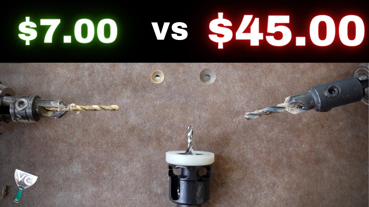 Cheap Countersink VS Expensive Countersink!
